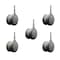 Service Caster 2-3/8'' Gray Floor Safe Twin Wheel Casters 5/16 Grip Neck Stem, 5PK SCC-GN02S60-TPR-GRY-5 - alternate 1